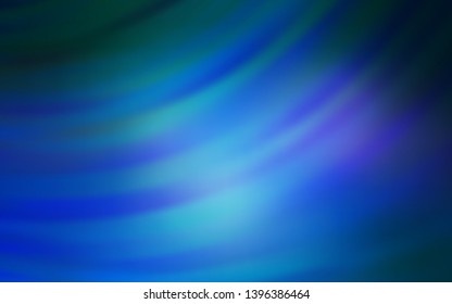 Light BLUE vector background with wry lines. A completely new colorful illustration in simple style. A new texture for your  ad, booklets, leaflets.