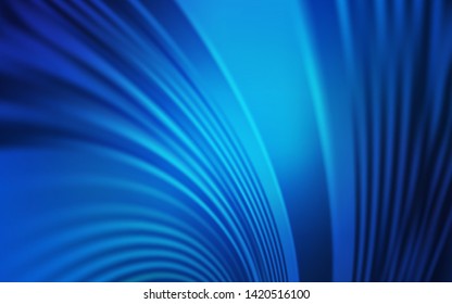 Light BLUE vector background with wry lines. A completely new colorful illustration in simple style. A completely new design for your business.