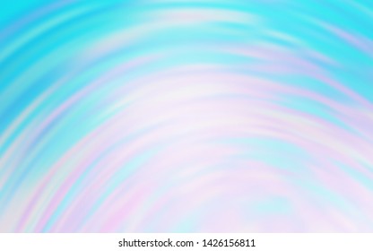 Light BLUE vector background with wry lines. A shining illustration, which consists of curved lines. The best colorful design for your business.