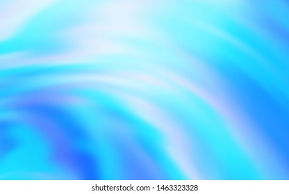 Light BLUE vector background with wry lines. Glitter abstract illustration with wry lines. Elegant pattern for a brand book.
