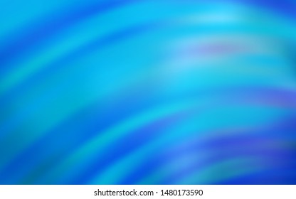 Light BLUE vector background with wry lines. Geometric illustration in abstract style with gradient.  New composition for your brand book.