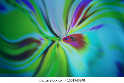 Light BLUE vector background with wry lines. Shining colorful illustration in simple style. Colorful wave pattern for your design.