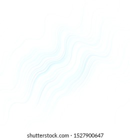 Light BLUE vector background with wry lines. Illustration in halftone style with gradient curves. Best design for your posters, banners.