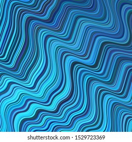 Light BLUE vector background with wry lines. Geometric illustration in abstract style with gradient.  A new texture for your  ad, booklets, leaflets.