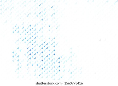 Light BLUE vector background with wry lines. A sample with colorful lines, shapes. Elegant pattern for a brand book.
