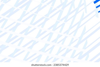 Light BLUE vector background with wry lines. Colorful illustration in abstract style with gradient. Texture for booklets, leaflets.