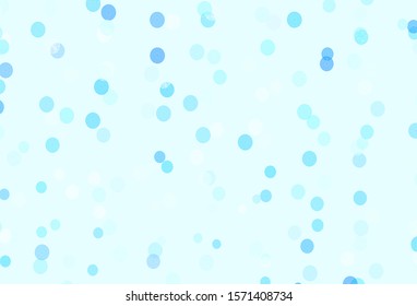 Light BLUE vector background with xmas snowflakes. Colorful snowflakes with gradient on abstract background. New year design for business advert.