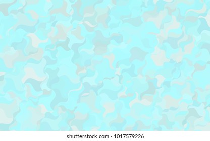 Light BLUE vector bandy background. Shining crooked illustration in a brand-new style. Brand-new style for your business design.