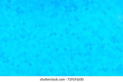 Light BLUE vector bandy background. Shining illustration, which consist of curved lines. The completely new template can be used for your brand book.