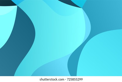 Light BLUE vector bandy background. Creative geometric illustration in Origami style with gradient. A completely new template for your business design.
