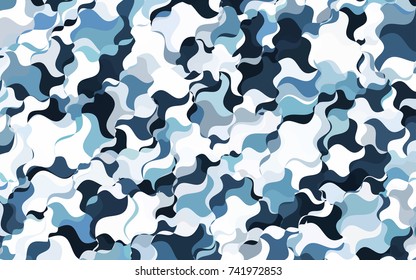 Light BLUE vector bandy background. An elegant bright illustration with gradient. The completely new template can be used for your brand book.