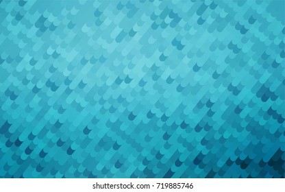 Light BLUE vector bandy pattern. Glitter abstract illustration with wry lines. A new texture for your design.