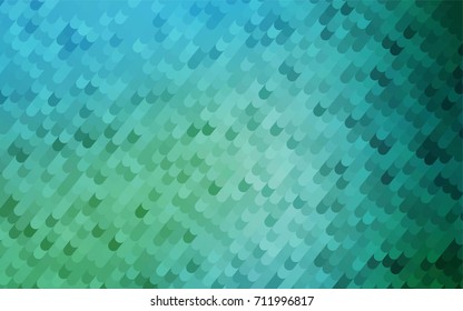 Light BLUE vector bandy template. Colorful abstract illustration with gradient crooked lines. Brand-new style for your business design.