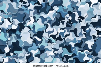Light BLUE vector bandy template. Glitter abstract illustration with wry lines. The best blurred design for your business.