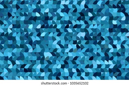 Light BLUE vector banner with circles, spheres. Abstract spots. Background of Art bubbles in halftone style with colored gradient.