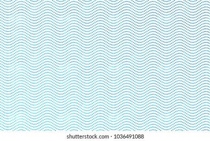 Light BLUE vector banner with circles, spheres. Abstract spots. Background of Art bubbles in halftone style with colored gradient.