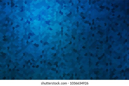 Light BLUE vector banner with circles, spheres. Abstract spots. Background of Art bubbles in halftone style with colored gradient.