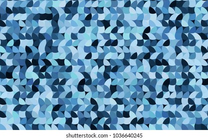 Light BLUE vector banner with circles, spheres. Abstract spots. Background of Art bubbles in halftone style with colored gradient.