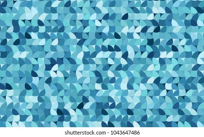 Light BLUE vector banner with circles, spheres. Abstract spots. Background of Art bubbles in halftone style with colored gradient.
