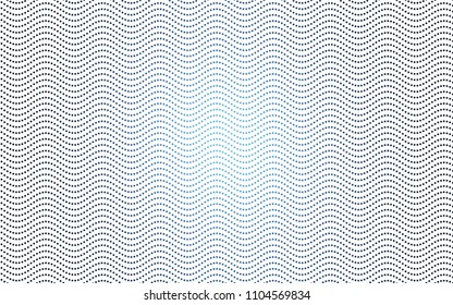 Light BLUE vector banner with circles, spheres. Abstract spots. Background of Art bubbles in halftone style with colored gradient.