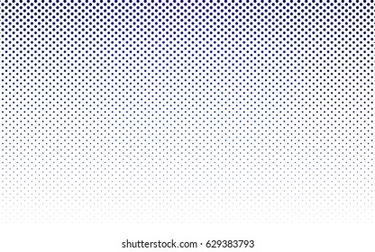 Light Blue vector banner with circles, spheres. Abstract spots. Background of Art bubbles in halftone style with colored gradient.