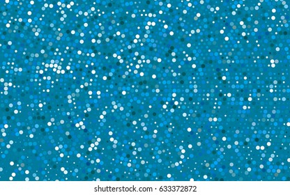 Light BLUE vector banner with circles, spheres. Abstract spots. Background of Art bubbles in halftone style with colored gradient.