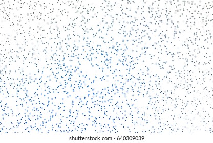 Light BLUE vector banner with circles, spheres. Abstract spots. Background of Art bubbles in halftone style with colored gradient.