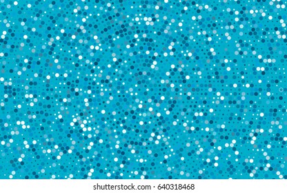 Light BLUE vector banner with circles, spheres. Abstract spots. Background of Art bubbles in halftone style with colored gradient.