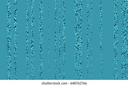 Light BLUE vector banner with circles, spheres. Abstract spots. Background of Art bubbles in halftone style with colored gradient.