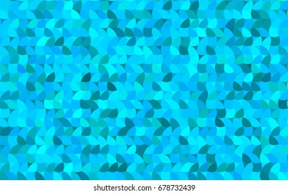 Light BLUE vector banner with circles, spheres. Abstract spots. Background of Art bubbles in halftone style with colored gradient.
