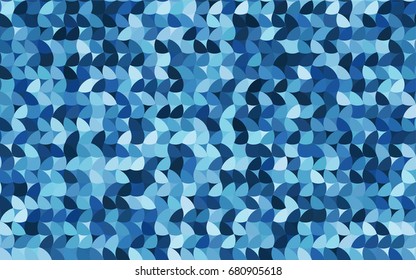 Light BLUE vector banner with circles, spheres. Abstract spots. Background of Art bubbles in halftone style with colored gradient.