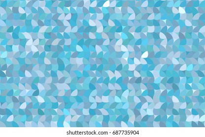 Light BLUE vector banner with circles, spheres. Abstract spots. Background of Art bubbles in halftone style with colored gradient.