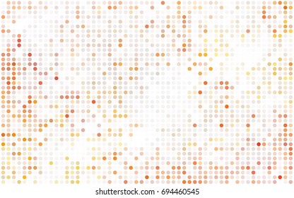 Light BLUE vector banner with circles, spheres. Abstract spots. Background of Art bubbles in halftone style with colored gradient.