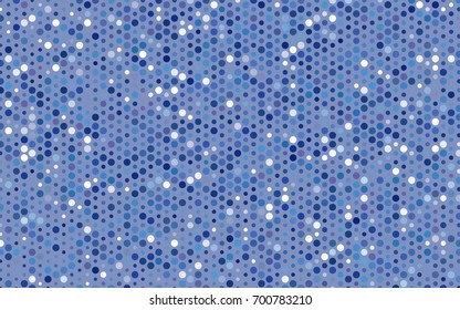 Light BLUE vector banner with circles, spheres. Abstract spots. Background of Art bubbles in halftone style with colored gradient.