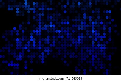 Light BLUE vector banner with circles, spheres. Abstract spots. Background of Art bubbles in halftone style with colored gradient.