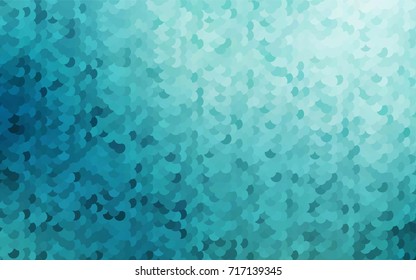 Light BLUE vector banner with circles, spheres. Abstract spots. Background of Art bubbles in halftone style with colored gradient.