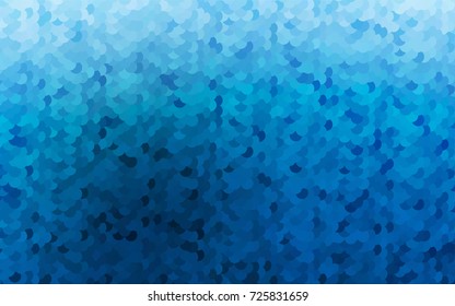 Light BLUE vector banner with circles, spheres. Abstract spots. Background of Art bubbles in halftone style with colored gradient.