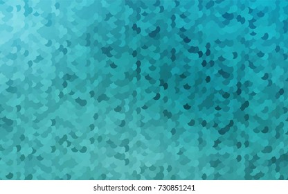 Light BLUE vector banner with circles, spheres. Abstract spots. Background of Art bubbles in halftone style with colored gradient.