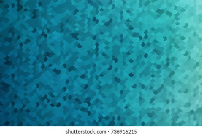 Light BLUE vector banner with circles, spheres. Abstract spots. Background of Art bubbles in halftone style with colored gradient.