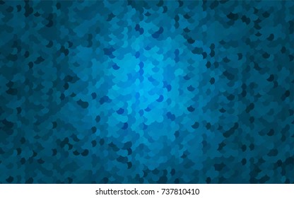 Light BLUE vector banner with circles, spheres. Abstract spots. Background of Art bubbles in halftone style with colored gradient.