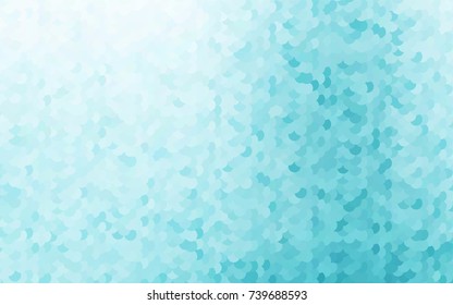 Light BLUE vector banner with circles, spheres. Abstract spots. Background of Art bubbles in halftone style with colored gradient.
