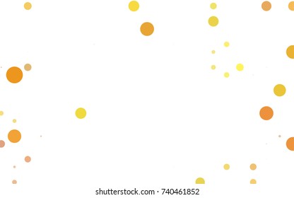 Light BLUE vector banner with circles, spheres. Abstract spots. Background of Art bubbles in halftone style with colored gradient.