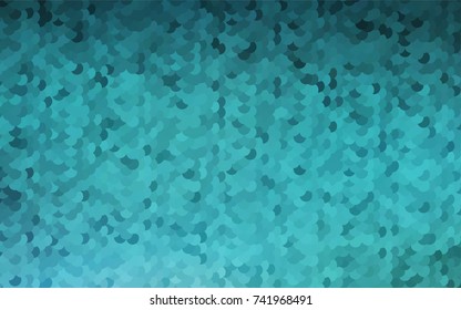 Light BLUE vector banner with circles, spheres. Abstract spots. Background of Art bubbles in halftone style with colored gradient.