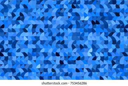 Light BLUE vector banner with circles, spheres. Abstract spots. Background of Art bubbles in halftone style with colored gradient.