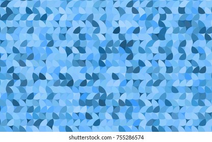 Light BLUE vector banner with circles, spheres. Abstract spots. Background of Art bubbles in halftone style with colored gradient.