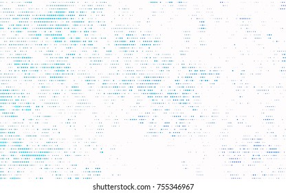 Light BLUE vector banner with circles, spheres. Abstract spots. Background of Art bubbles in halftone style with colored gradient.