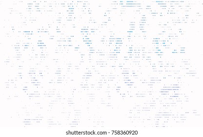 Light BLUE vector banner with circles, spheres. Abstract spots. Background of Art bubbles in halftone style with colored gradient.