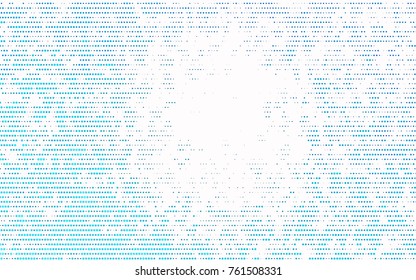 Light BLUE vector banner with circles, spheres. Abstract spots. Background of Art bubbles in halftone style with colored gradient.