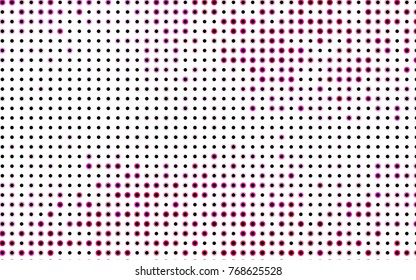 Light BLUE vector banner with circles, spheres. Abstract spots. Background of Art bubbles in halftone style with colored gradient.
