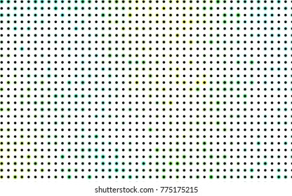 Light BLUE vector banner with circles, spheres. Abstract spots. Background of Art bubbles in halftone style with colored gradient.